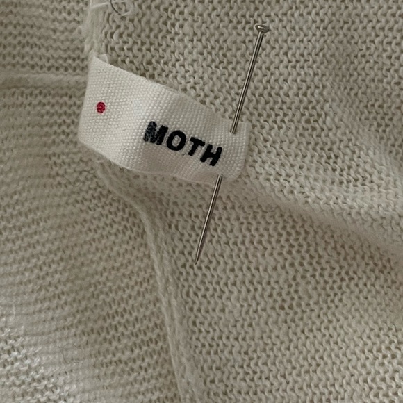 Moth Anthropologie Wrap Sweater with Floral Design Size XS - Picture 9 of 9